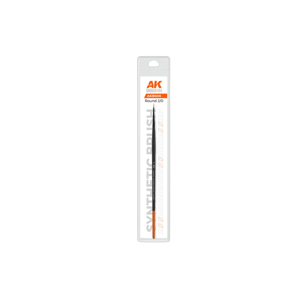 AK Round Brush 2/0-AK-Interactive-Radaddel