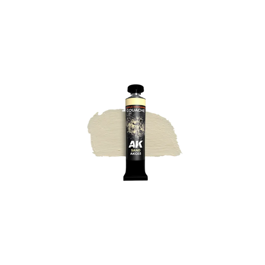 AK Gouache Sand 20 ml-AK-Interactive-Radaddel