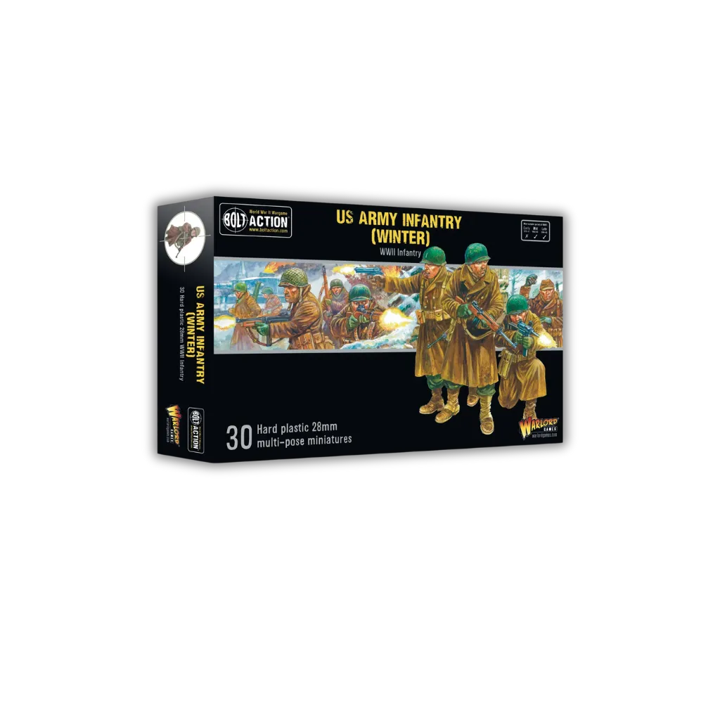 US Army Infantry (Winter) Platoon-Warlord Games-Radaddel