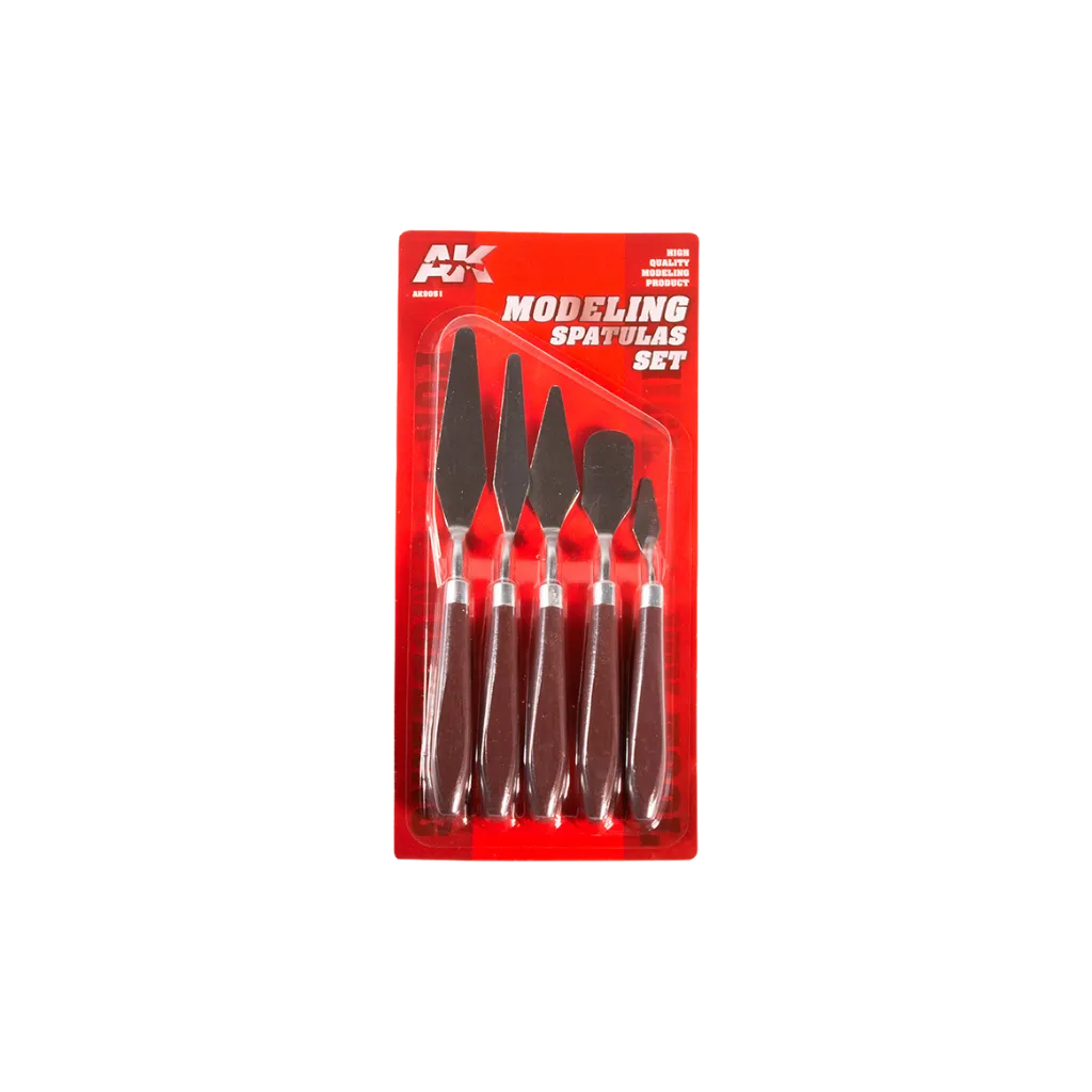 Modeling Spatulas Set AK-AK-Interactive-Radaddel