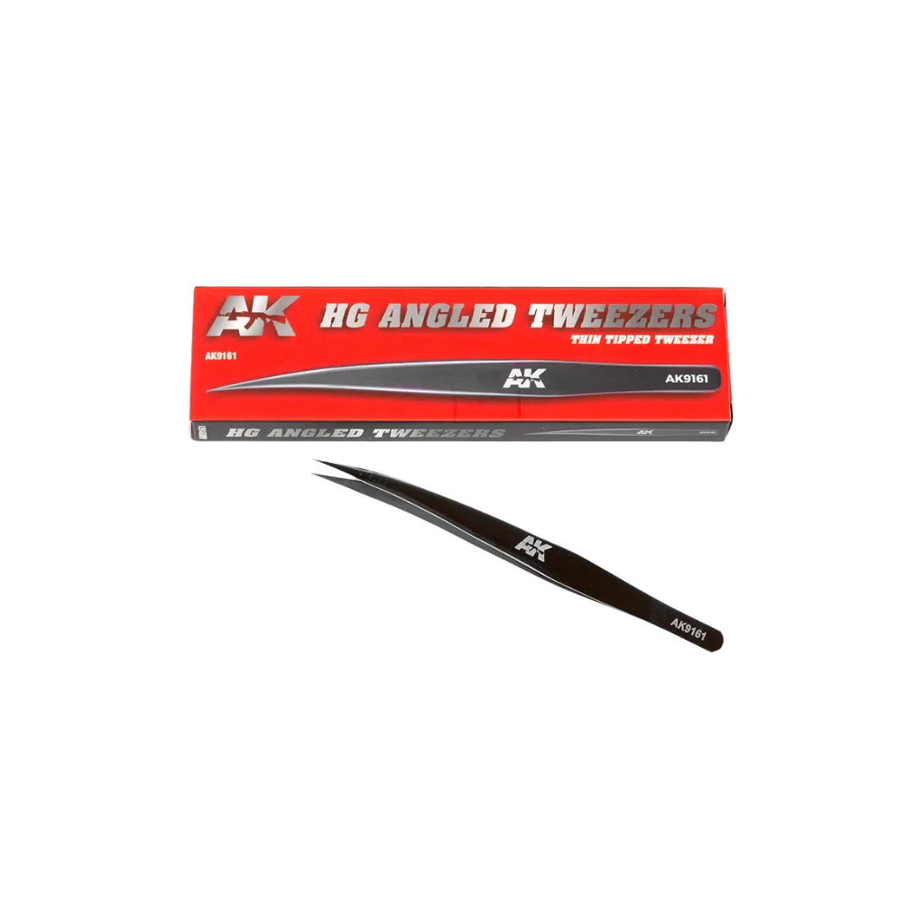 HG Angled Tweezers 01 (Thin Tipped) AK-AK-Interactive-Radaddel