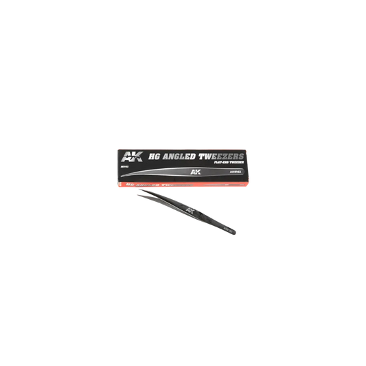 HG Angled Tweezers 02 (Flat-End) AK-AK-Interactive-Radaddel