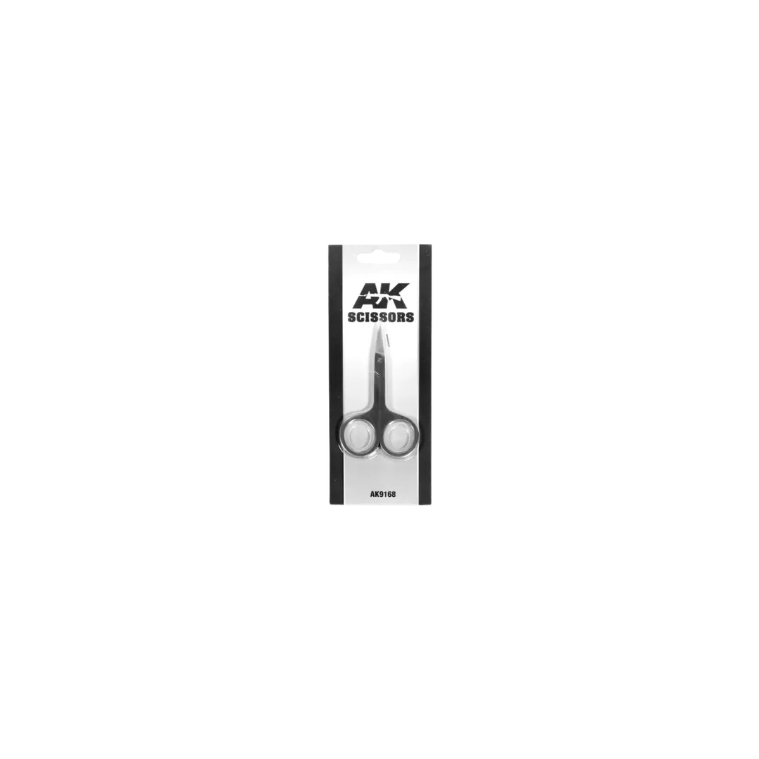 Scissors Curved Tip (Special for Photoetched) AK-AK-Interactive-Radaddel
