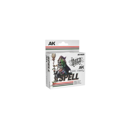 Spell - Set 3 Jars (Inks)-AK-Interactive-Radaddel