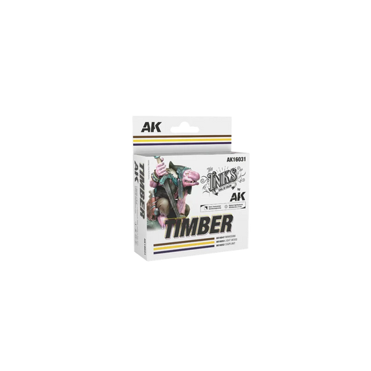 Timber - Set 3 Jars (Inks)-AK-Interactive-Radaddel