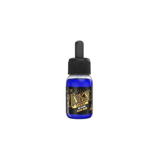 Fluor Blue - The Inks 30ml-AK-Interactive-Radaddel