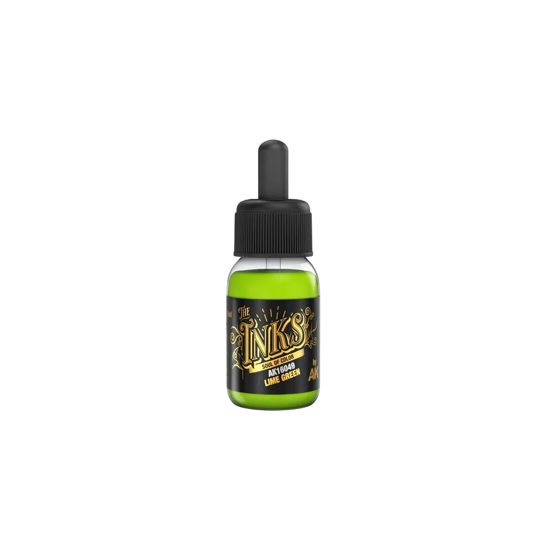 Lime Green - The Inks 30ml-AK-Interactive-Radaddel