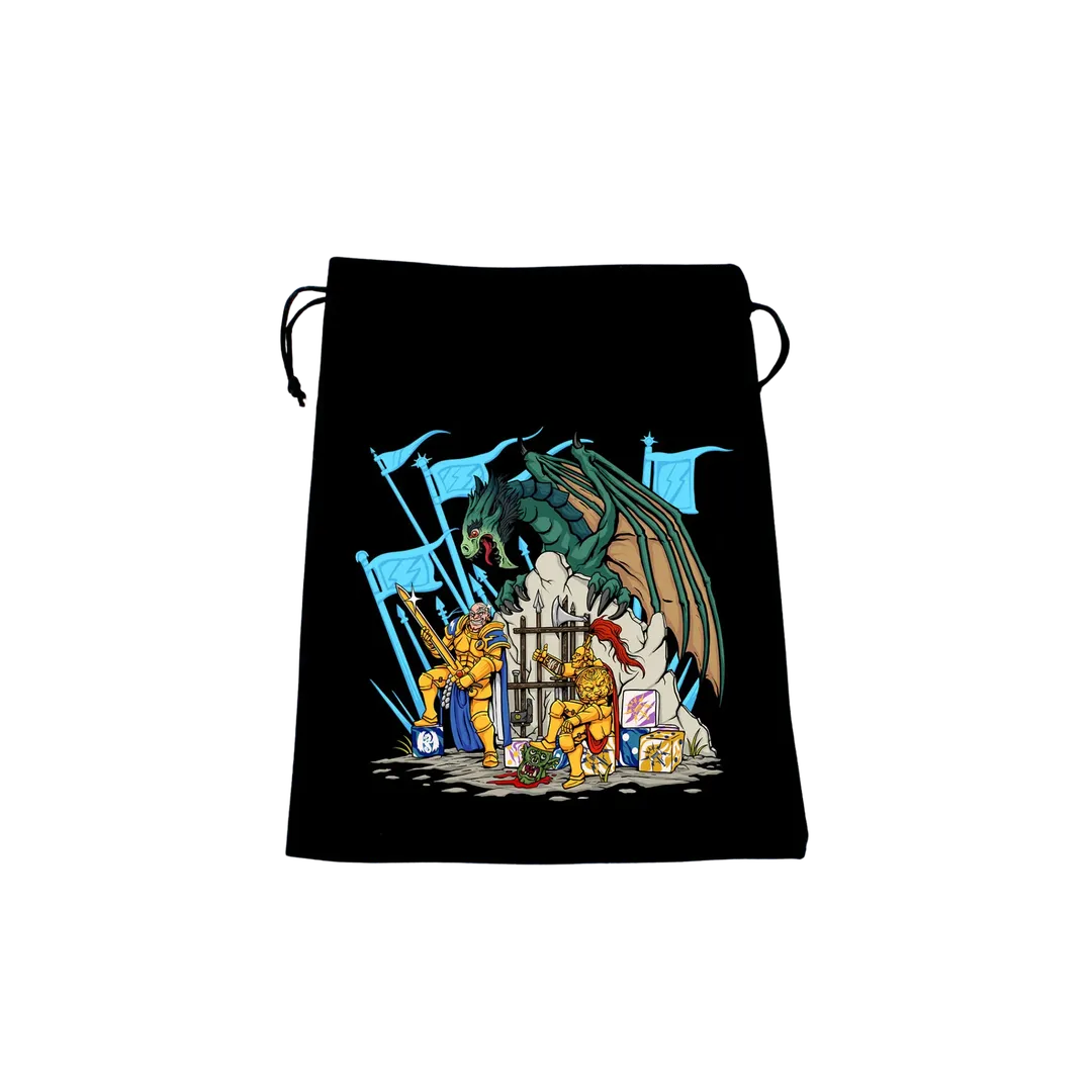 Premium Black Dice Bag - Golden Boys-Baron of Dice-Radaddel