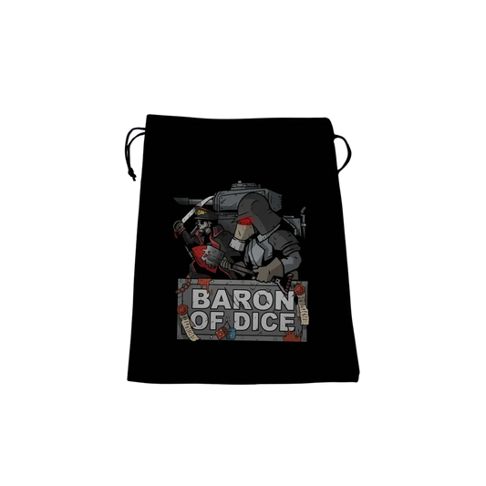 Premium Black Dice Bag - Shovels of War-Baron of Dice-Radaddel