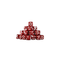 Carnage 3 Dark Red Dice 16mm Round (25 Stück)-Baron of Dice-Radaddel
