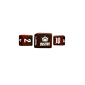 Artillery Red Chaos Dice Square (5 Stück)-Baron of Dice-Radaddel