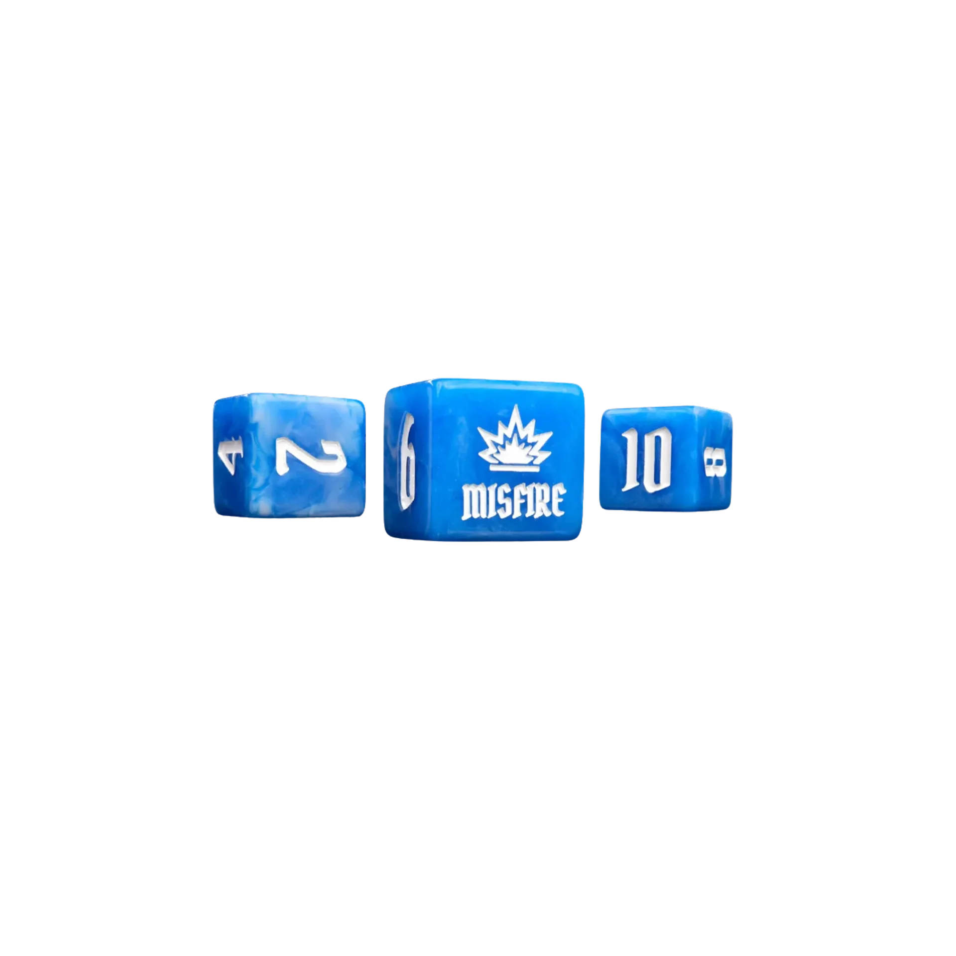 Artillery Blue Empire Dice Square (5 Stück)-Baron of Dice-Radaddel