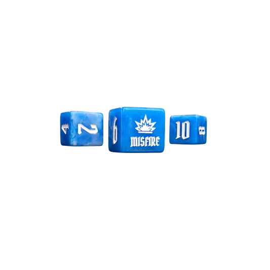Artillery Blue Empire Dice Square (5 Stück)-Baron of Dice-Radaddel