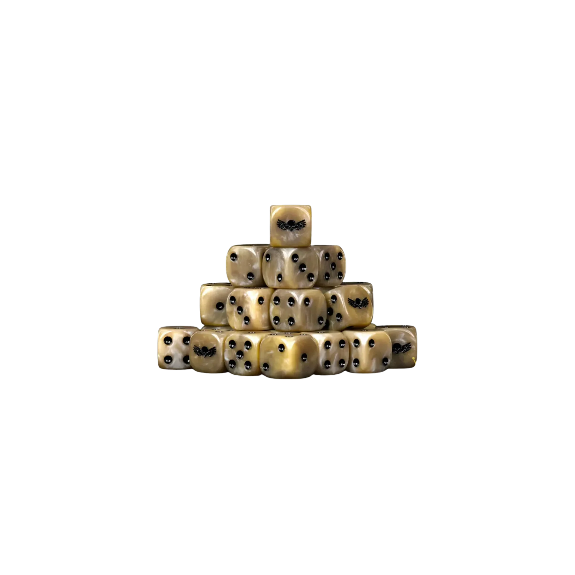 Desert Skull Dice Round 16mm (25 Stück)-Baron of Dice-Radaddel