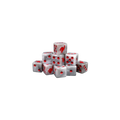 Robot Helm White Dice Square 16mm (25 Stück)-Baron of Dice-Radaddel