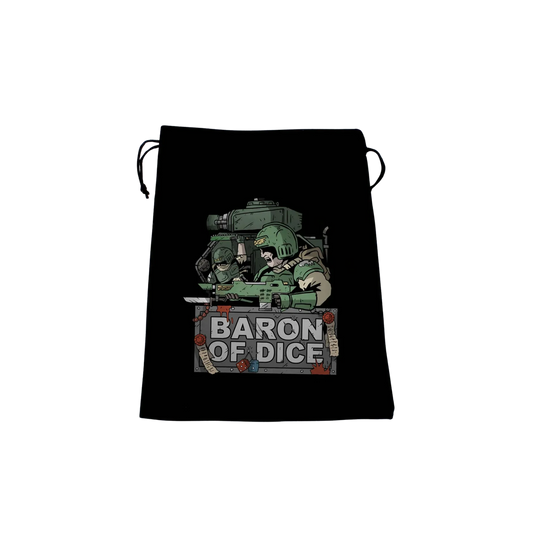 Premium Black Dice Bag - Final Stand-Baron of Dice-Radaddel
