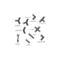 Battle Systems - Plastic Terrain Clips - Grey (2023)-Battle Systems-Radaddel