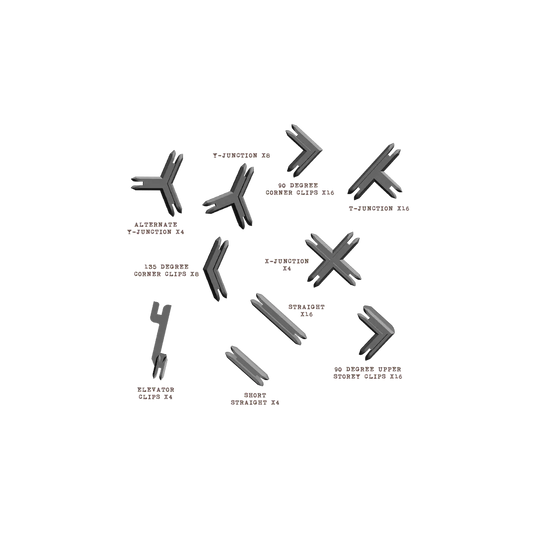 Battle Systems - Plastic Terrain Clips - Grey (2023)-Battle Systems-Radaddel