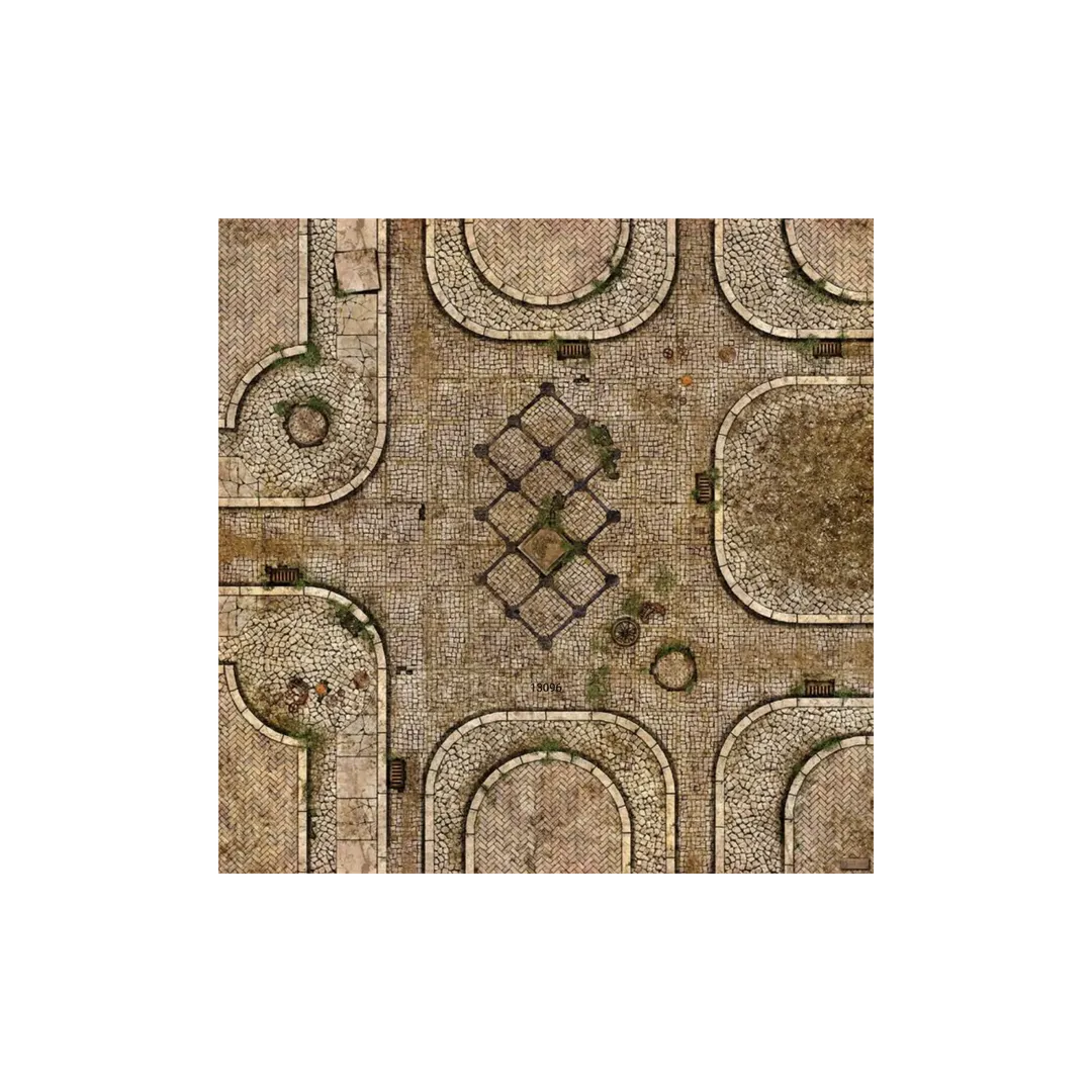 Neoprene Mat Gates of Menoth 48x48 / 122x122 cm-Playmats.eu-Radaddel