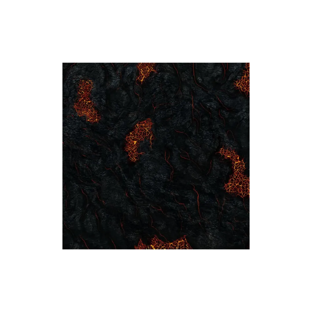 Neoprene Mat Lava Fields 48x48 / 122x122 cm-Playmats.eu-Radaddel