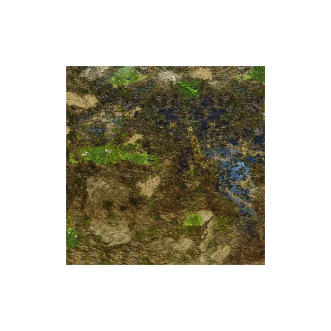 Neoprene Mat Muddy Ground 48x48 / 122x122 cm-Playmats.eu-Radaddel
