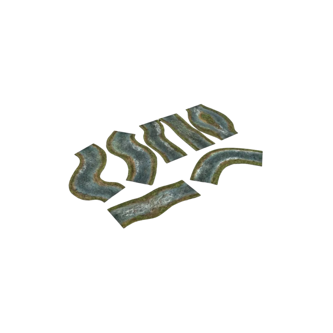 2D Modular Rivers Set - Spring-Playmats.eu-Radaddel