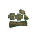 Muddy Roads - Anti-Slip Fabric 2D Road Set 15mm-Playmats.eu-Radaddel