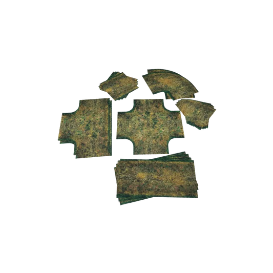 Muddy Roads - Rubber 2D Road Set 28mm-Playmats.eu-Radaddel