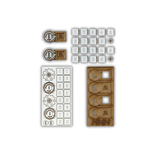 Bolt Action MDF Artillery Zeroing In Markers-Warlord Games-Radaddel