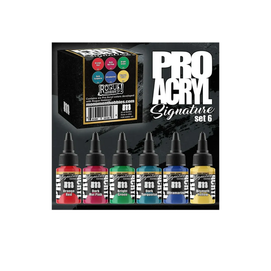 Pro Acryl Rogue Hobbies - 6 Paints (6x22ml)-Monument Hobbies-Radaddel