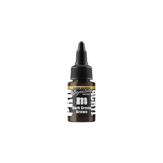 Pro Acryl Dark Green Brown (22ml) - Flameon Miniatures-Monument Hobbies-Radaddel