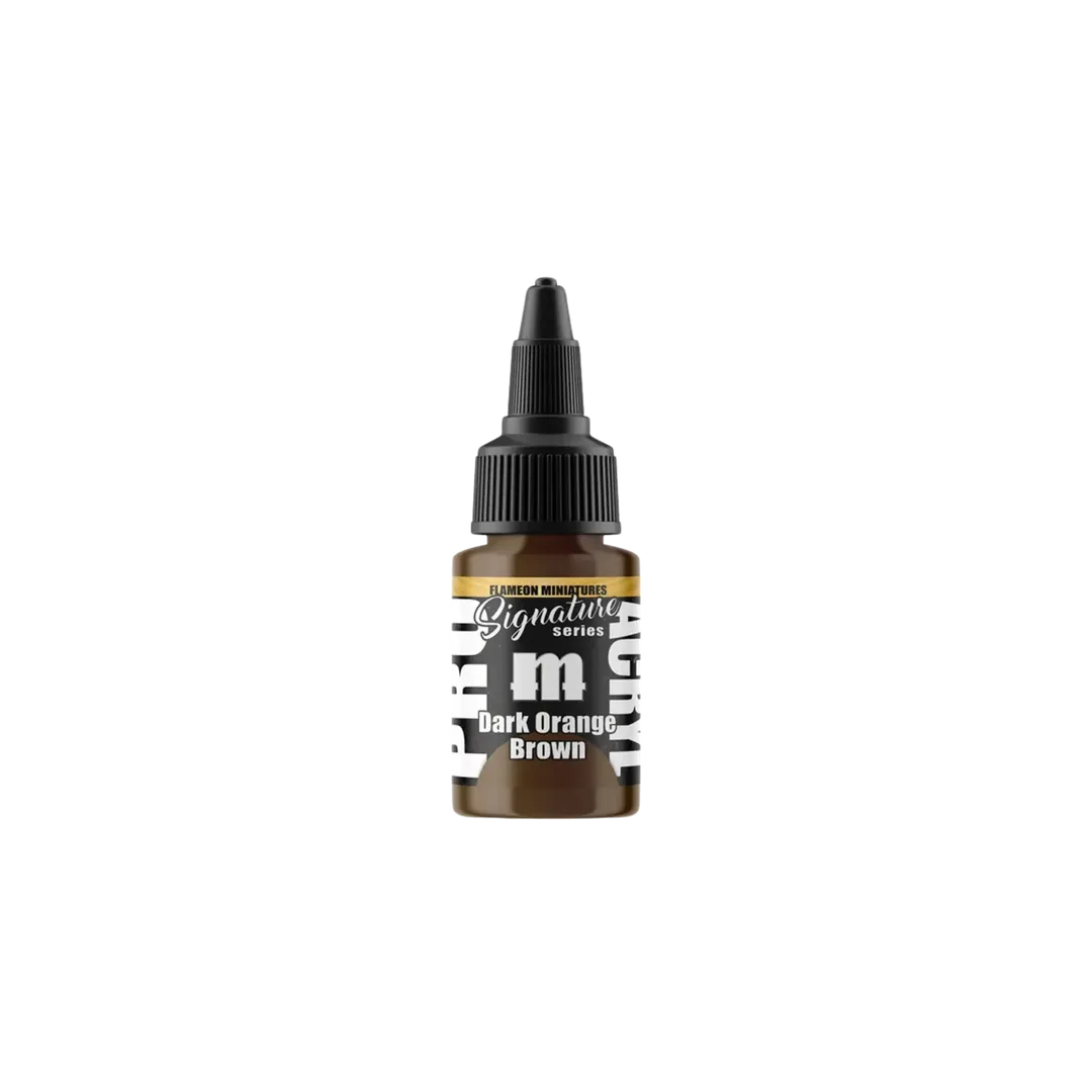 Pro Acryl Dark Orange Brown (22ml) - Flameon Miniatures-Monument Hobbies-Radaddel