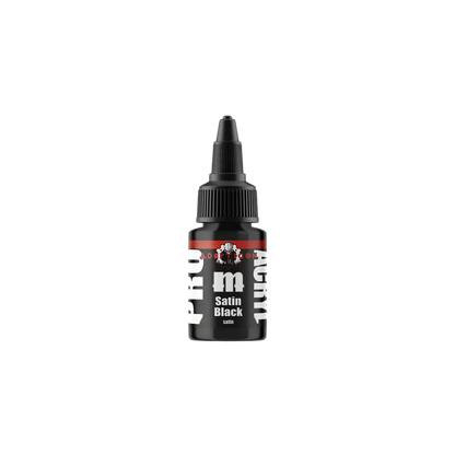 Pro Acryl Team Satin Black (22ml) - AdeptiCon Spray-Monument Hobbies-Radaddel