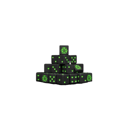 Black Plague Dice 16mm Square (25 Stück)-Baron of Dice-Radaddel