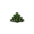 Swamp Orcs Dice 16mm Round (25 Stück)-Baron of Dice-Radaddel
