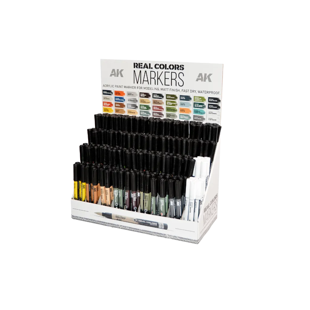 Cardboard Display RC Markers (216 Markers)-AK-Interactive-Radaddel