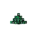 Tainted Knight Green Dice 12mm Mini (25 Stück)-Baron of Dice-Radaddel