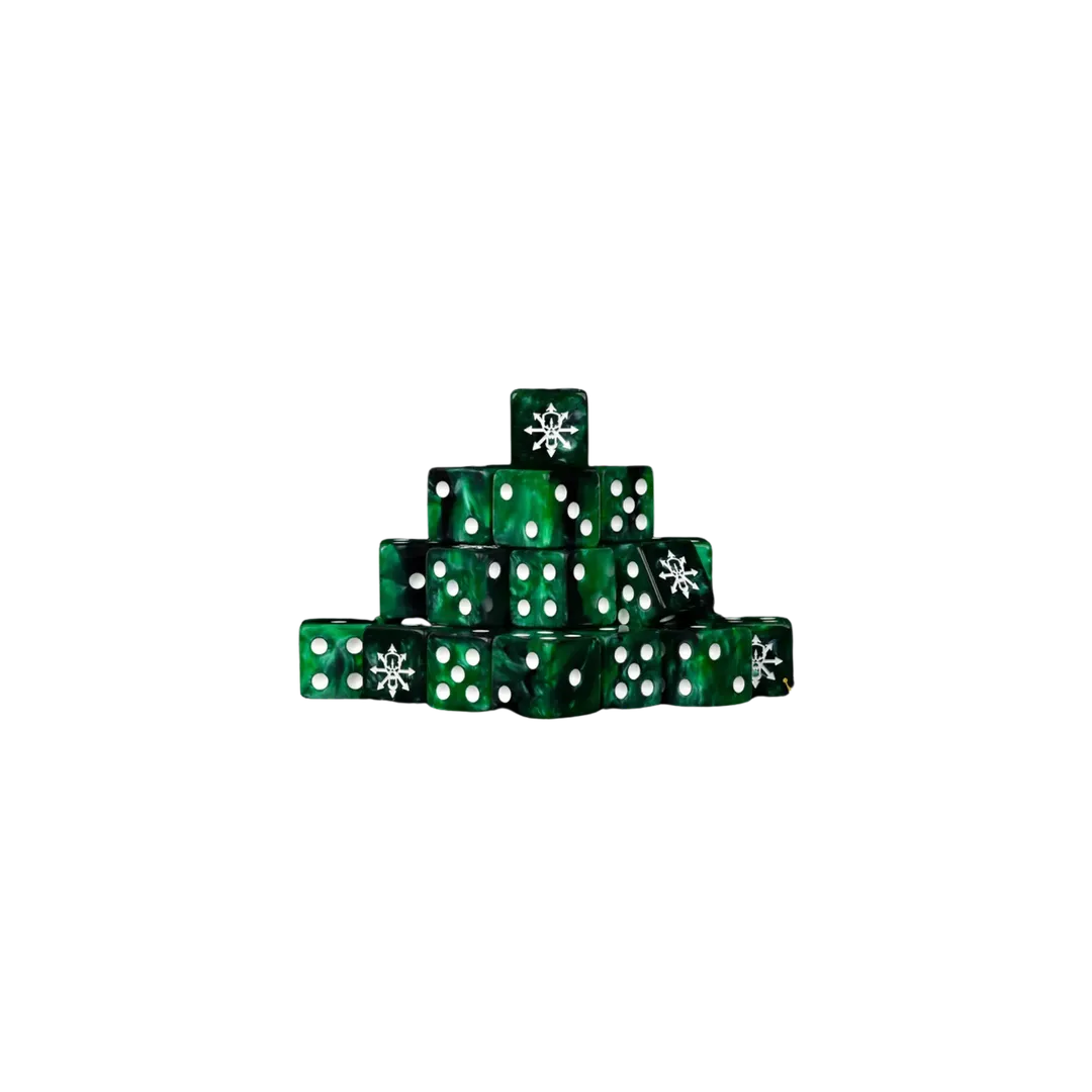 Tainted Knight Green Dice 12mm Mini (25 Stück)-Baron of Dice-Radaddel