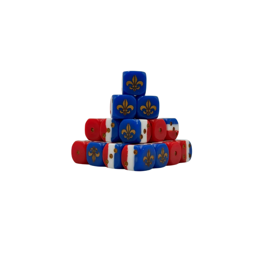 France Dice 16mm Round (25 Stück)-Baron of Dice-Radaddel