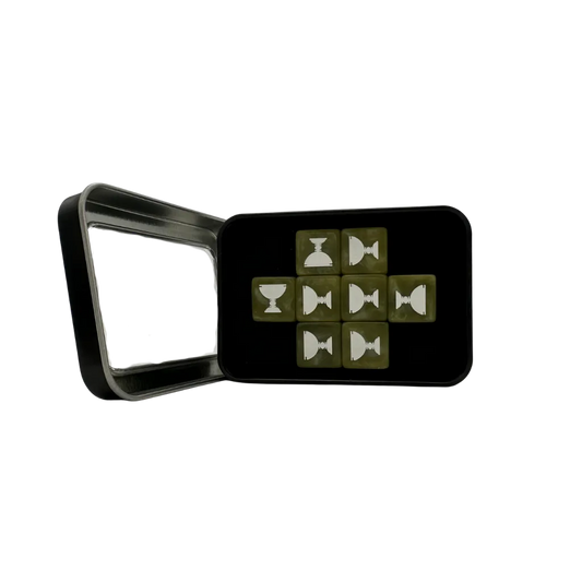 Cult of the Black Grail Dice 16mm Square (8 Stück)-Baron of Dice-Radaddel