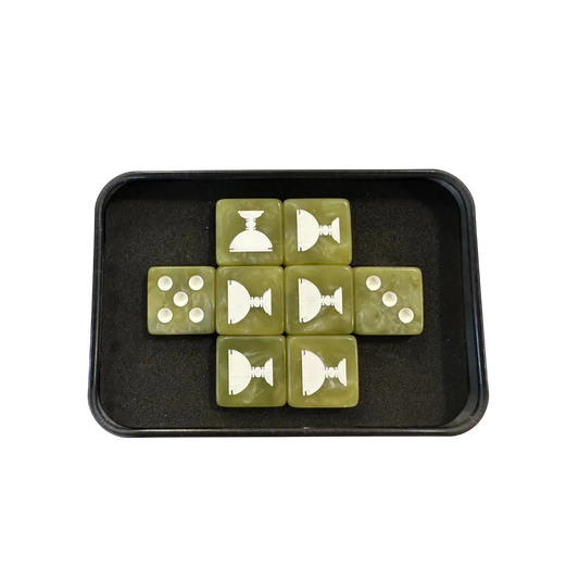 Cult of the Black Grail Dice 16mm Square (8 Stück)-Baron of Dice-Radaddel