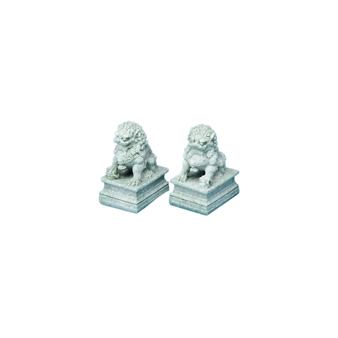 Wächterlöwen-Set, grün-Freebooter Miniatures-Radaddel