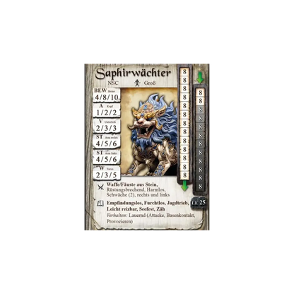 Wächterlöwen-Set, grün-Freebooter Miniatures-Radaddel