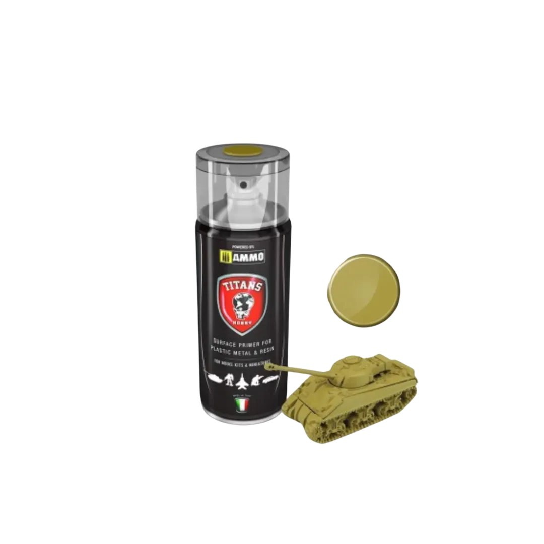 TITANS HOBBY Desert Yellow Matt Primer-Mig Jimenez-Radaddel