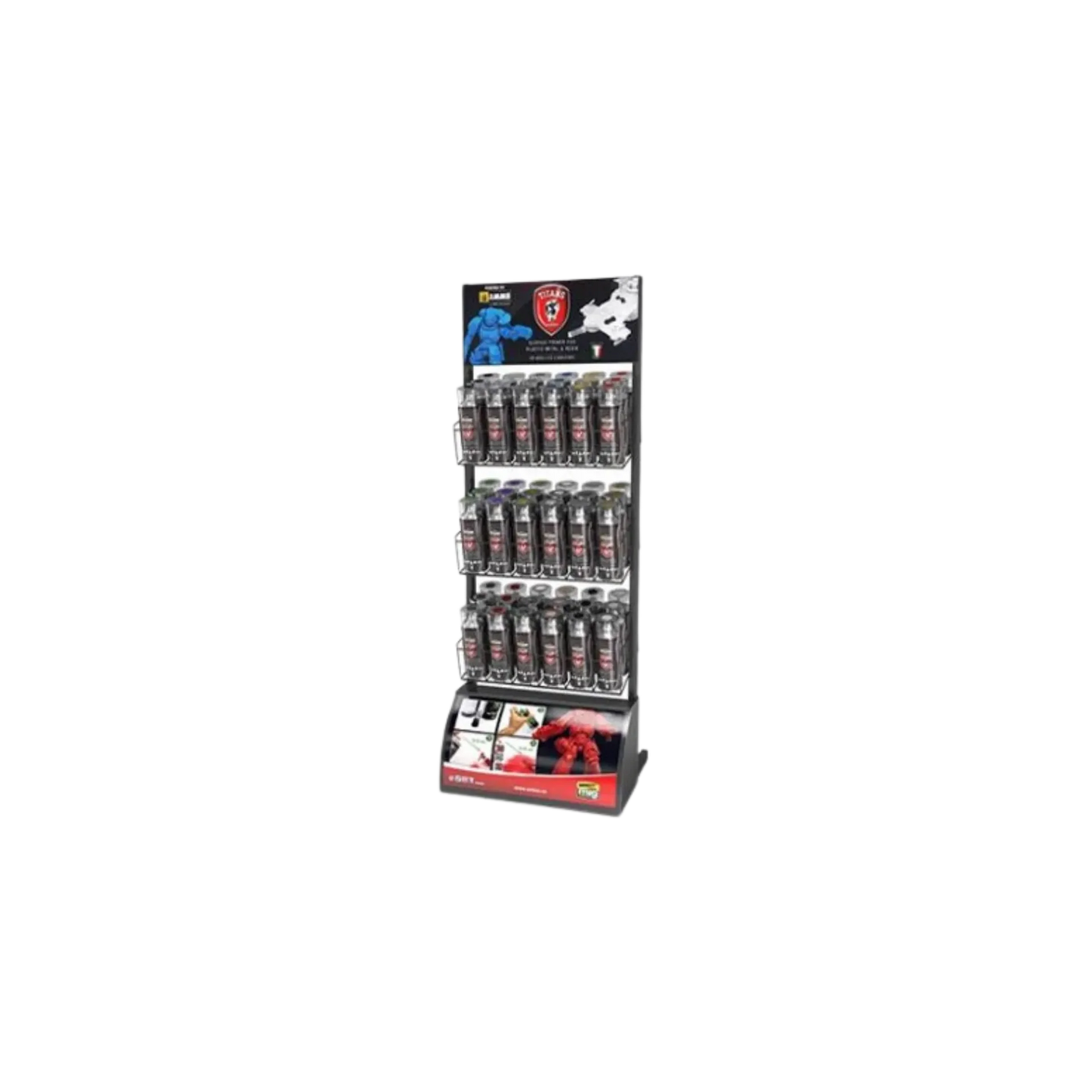 TITANS HOBBY Primer Rack (3x18 Dosen à 400ml)-Mig Jimenez-Radaddel