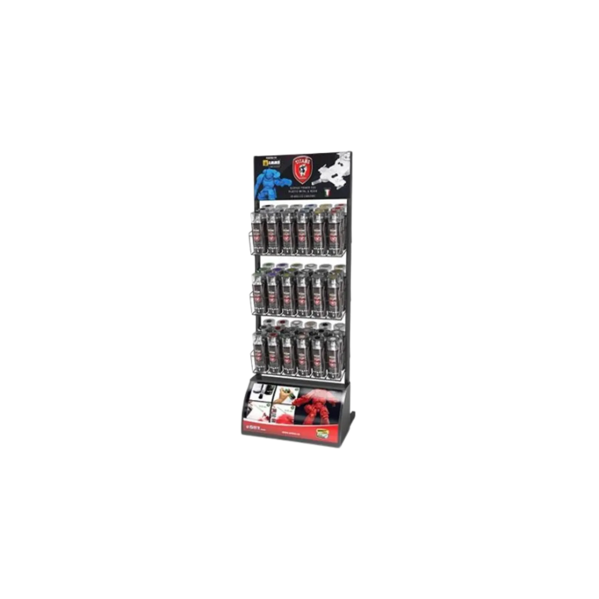 TITANS HOBBY Primer Rack (3x18 Dosen à 400ml)-Mig Jimenez-Radaddel