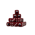Slaughterer of Worlds Dark Red Dice 16mm Round (25 Stück)-Baron of Dice-Radaddel