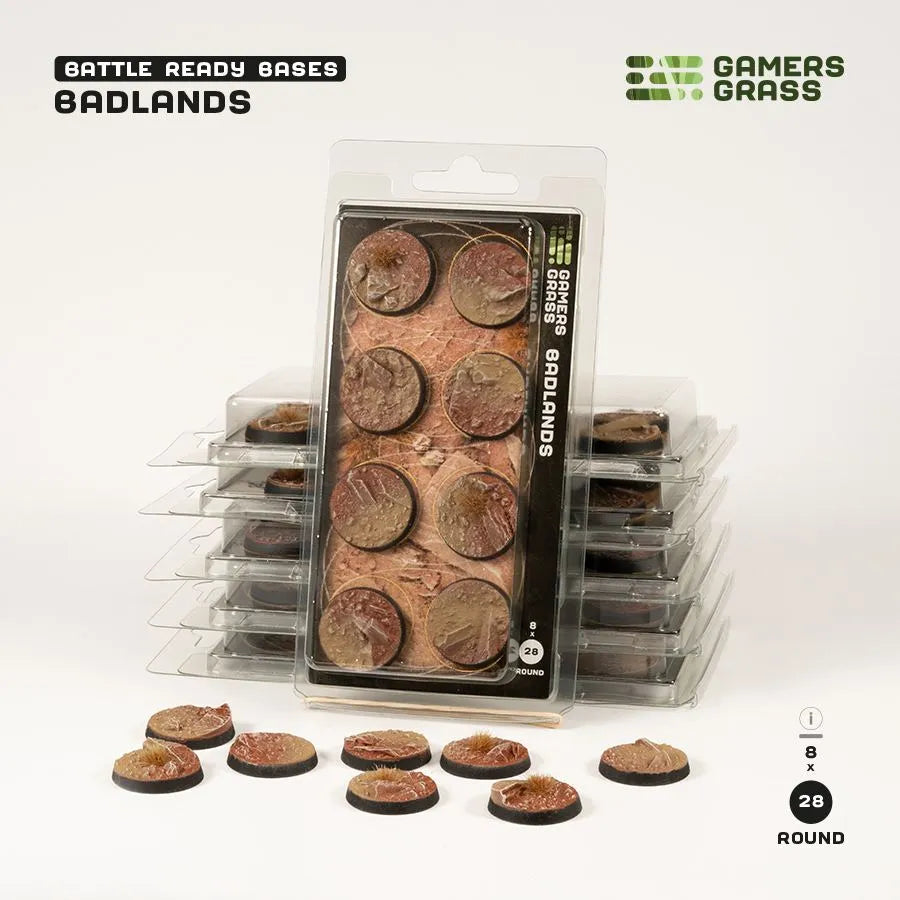 Badlands - Round 28mm (x8)-Gamers Grass-Radaddel
