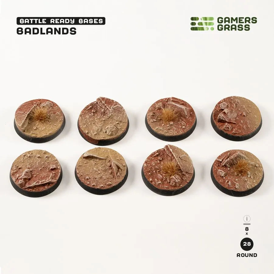 Badlands - Round 28mm (x8)-Gamers Grass-Radaddel