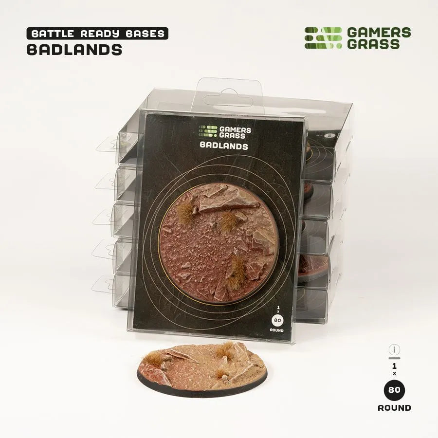 Badlands - Round 80mm (x1)-Gamers Grass-Radaddel
